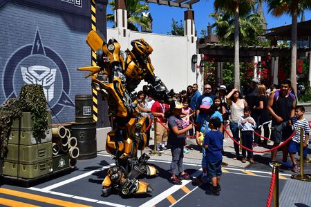 Los Angeles, Hollywood, USA - july 16 2016 : the Universal studios parkのeditorial素材