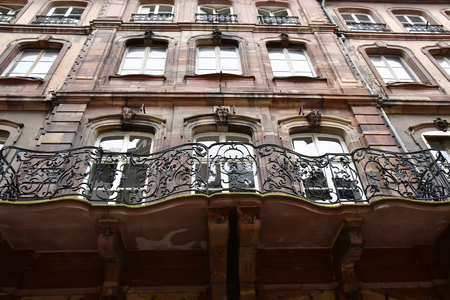 Strasbourg, France - july 22 2016 : the picturesque city center in summerのeditorial素材