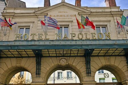 Fontainebleau, France - july 21 2017 : the hotel Napoleonのeditorial素材