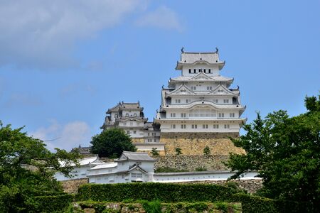 Himeji; Japan - august 7 2017 : the medieval castleのeditorial素材