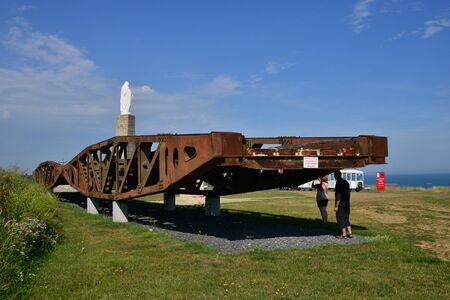 Arromanches; France - july 18 2017 : the seaside