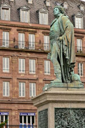 Strasbourg, France - august 13 2017 : the Kleber statueのeditorial素材