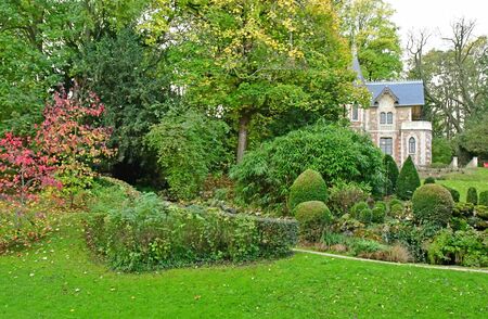 Le Port Marly; France - november 5 2017 : the Chateau d If in Alexandre Dumas Monte Cristo castleのeditorial素材