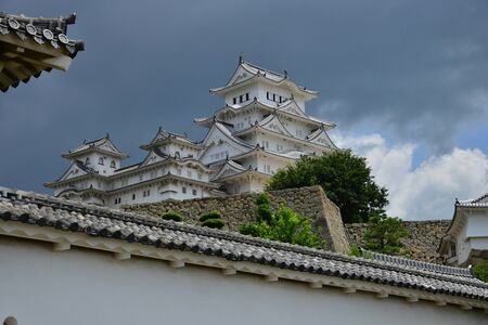 Himeji; Japan - august 7 2017 : the medieval castleのeditorial素材