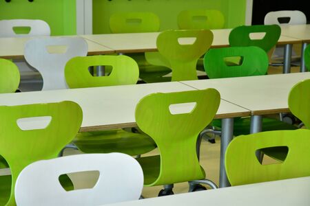 Les Mureaux; France - october 7 2017 : canteen in the Pole Moliereの写真素材