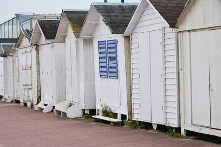 Luc sur Mer; France - july 17 2017 : the seasideのeditorial素材