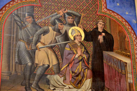 Bayeux; France - july 18 2017 : the historical cathedralのeditorial素材