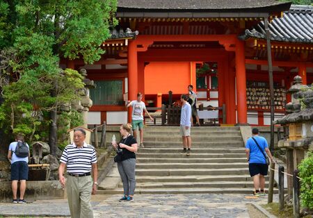 Nara, Japan - july 31 2017 : the Kasuga Taishaのeditorial素材