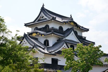 Hikone, Japan - august 9 2017 : the historical castleのeditorial素材