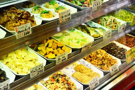 Kyoto, Japan - july 29 2017 : the Nishiki market in Ponto choのeditorial素材