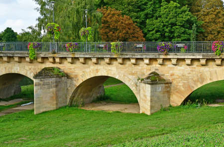 Meulan en Yvelines; France - september 17 2017 : the city centerのeditorial素材