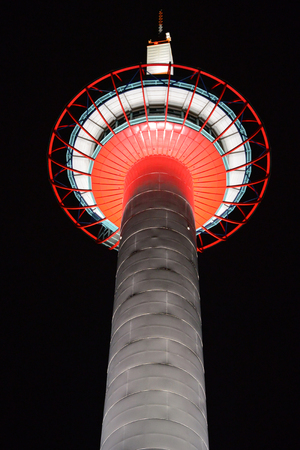 Kyoto, Japan - july 29 2017 : the Kyoto tower hotelのeditorial素材