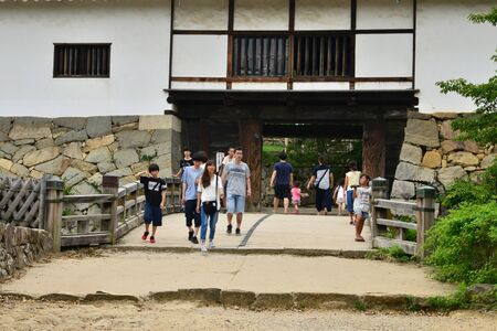 Hikone, Japan - august 9 2017 : the historical castleのeditorial素材