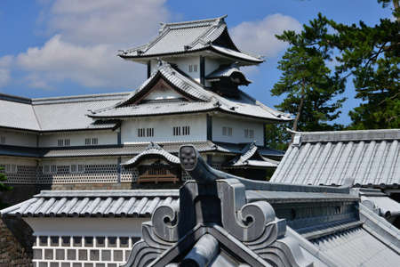 Kanazawa, Japan - august 2 2017 : the 15 th century castleのeditorial素材