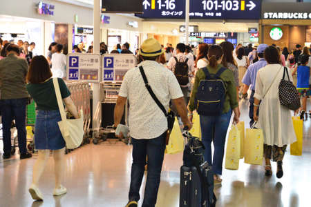 Osaka; Japan - august 11 2017 : shop in the international airport