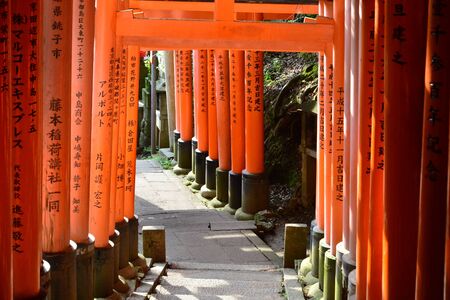 Kyoto, Japan - august 8 2017 : the Fushimi Inari Taisha shrineのeditorial素材