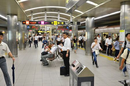 Osaka; Japan - august 6 2017 : the train stationのeditorial素材