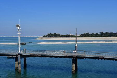 Le Croisic, France - april 12 2017 : the seaside in springのeditorial素材