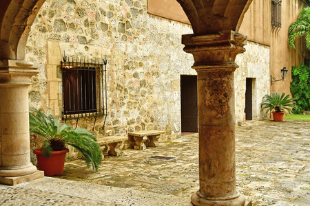 Santo Domingo, Dominican Republic - may 31 2017 : the museo de las casas realesのeditorial素材