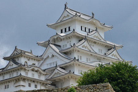 Himeji; Japan - august 7 2017 : the medieval castleのeditorial素材