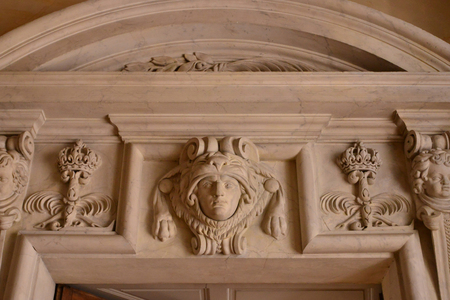 Fontainebleau, France - july 21 2017 : the historical castle のeditorial素材