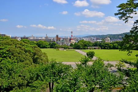 Kanazawa, Japan - august 2 2017 : the 15 th century castleのeditorial素材