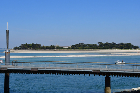 Le Croisic, France - april 12 2017 : the seaside in springのeditorial素材