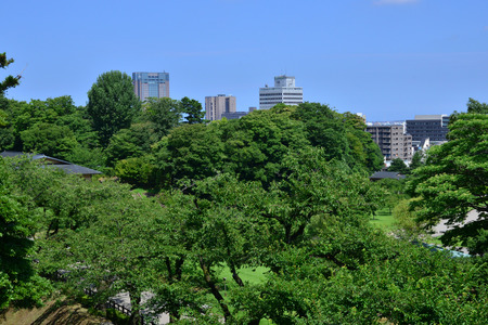 Kanazawa, Japan - august 2 2017 : the 15 th century castleのeditorial素材