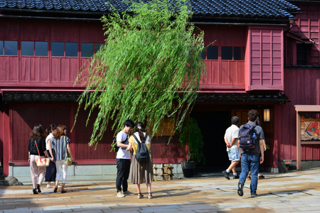 Kanazawa, Japan - august 1 2017 : the old districtのeditorial素材