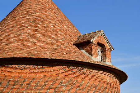 Vascoeuil, France - november 1 2017 : the castle, Jules Michelet museumのeditorial素材