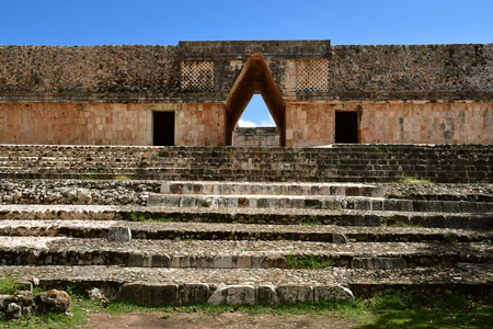 Uxmal; United Mexican State - may 18 2018 : the pre Columbian siteのeditorial素材