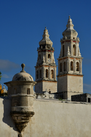 San Francisco de Campeche; United Mexican States - may 18 2018 : the picturesque old cityのeditorial素材
