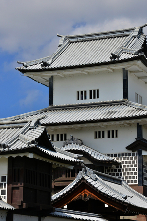 Kanazawa, Japan - august 2 2017 : the 15 th century castleのeditorial素材