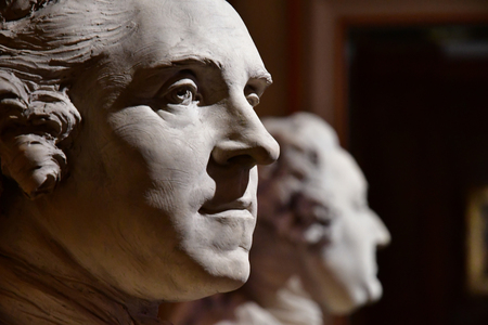 Paris; France - december 22 2017 : sclupture in the Cognacq Jay museum in hotel Dononのeditorial素材