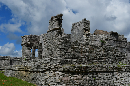 Tulum; United Mexican State - may 20 2018 : the pre Columbian siteのeditorial素材