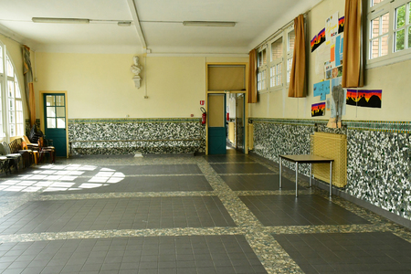 Les Mureaux; France - september 16 2017 : the Roux Calmette schoolのeditorial素材