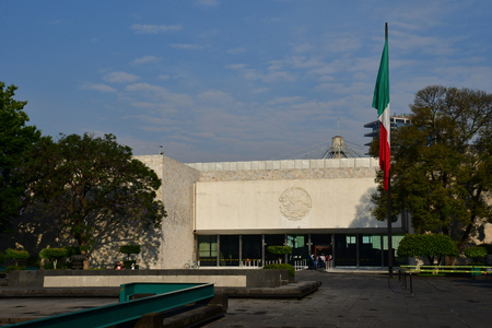 Mexico;  United Mexican State - may 13 2018 : the anthropology museumのeditorial素材