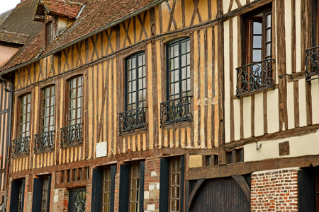 Lyons la Foret, France - june 29 2017 : the picturesque village of Lyons la Foret in Normandieのeditorial素材