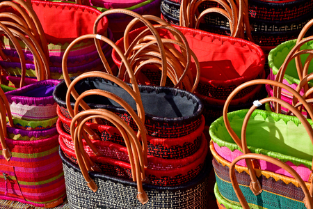 Le Croisic, France - april 13 2017 : the picturesque marketのeditorial素材