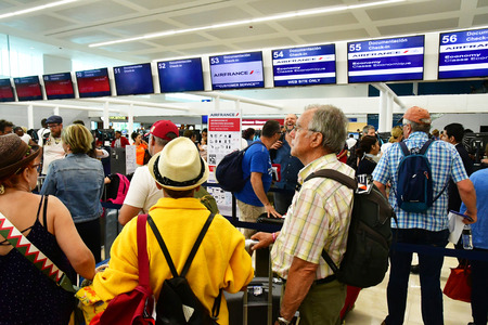 Cancun;  United Mexican States - may 23 2018 : the airport