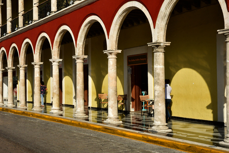 San Francisco de Campeche; United Mexican States - may 18 2018 : the picturesque old cityのeditorial素材