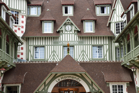 Deauville, France - august 18 2016 : the Normandy hotelのeditorial素材