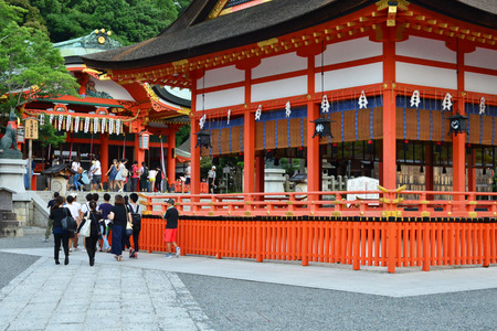 Kyoto, Japan - august 8 2017 : the Fushimi Inari Taisha shrineのeditorial素材