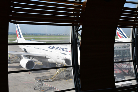Roissy, France - may 5 2017 : the Paris Charles de Gaulle airportのeditorial素材