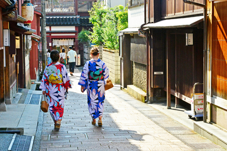 Kanazawa, Japan - august 1 2017 : the old districtのeditorial素材