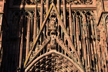 Strasbourg, France - july 28 2017 : the cathedralのeditorial素材