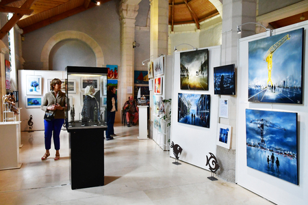 La Baule Escoublac, France - april 13 2017 : the Sainte Anne chapelのeditorial素材