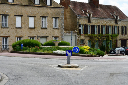 Bourdonne; France - may 1 2018 : the picturesque church