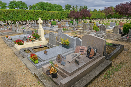 Saint Germain en Laye; France - september 4 2017 : the cemetery