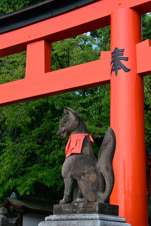 Kyoto, Japan - august 8 2017 : the Fushimi Inari Taisha shrineのeditorial素材